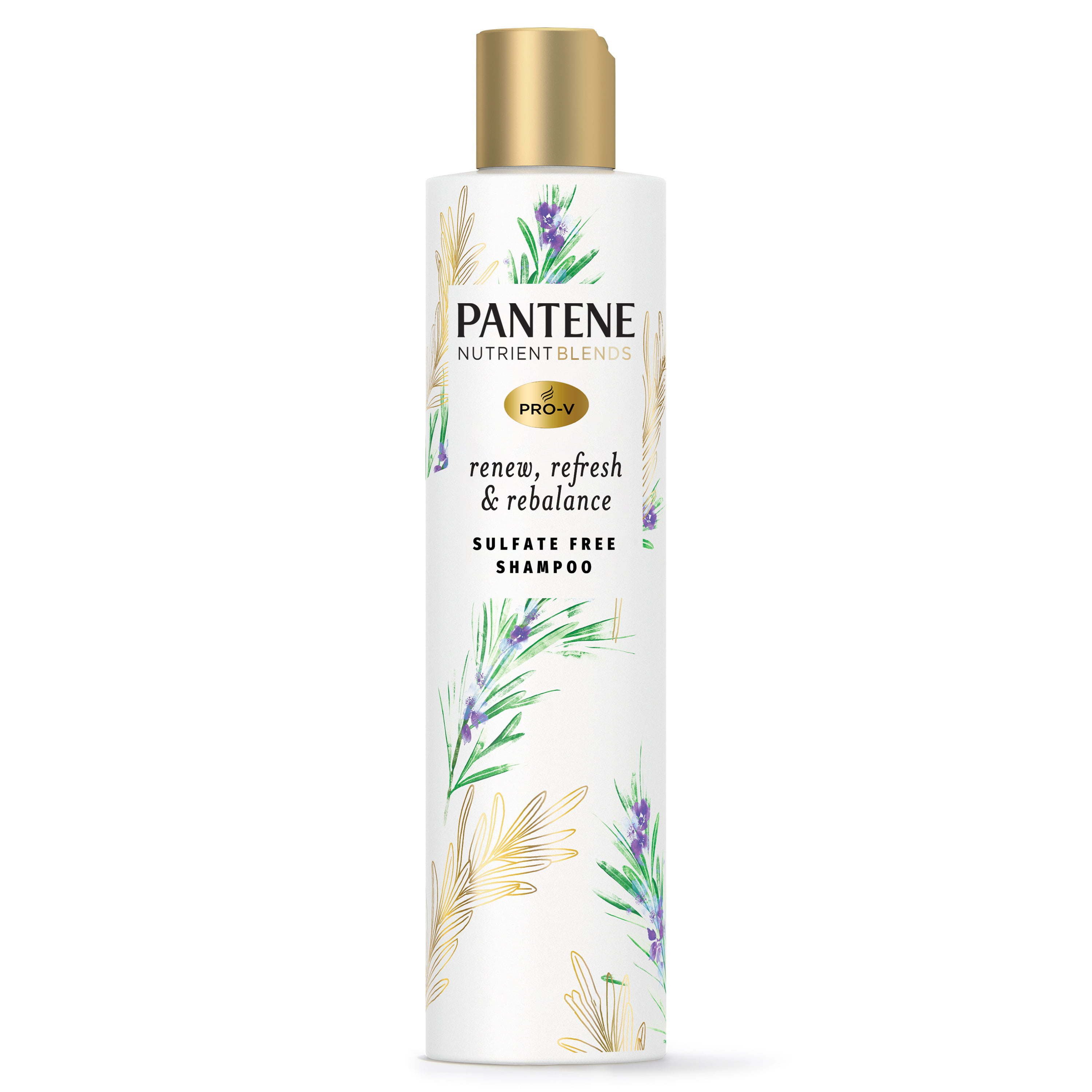 Pantene Sulfate Free Shampoo; Detangling Shampoo with Rosemary; 9.6 oz Pantene Sulfate Free Shampoo; Detangling Shampoo with Rosemary; 9.6 oz